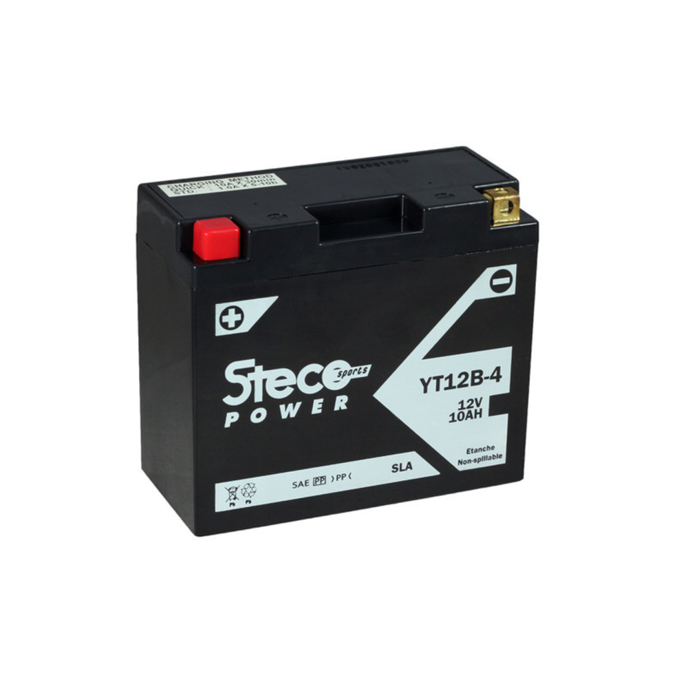 Batterie 12v (10h) 10ah 160a 150x70x130 gamme batterie sla stecopower - yt12b-4