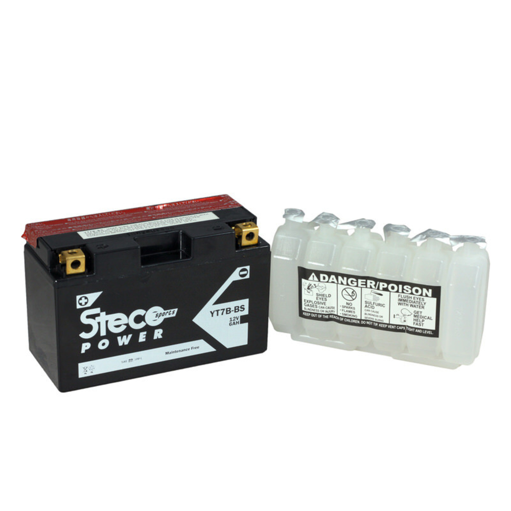 Batterie 12v (10h) 6ah 120a 150x65x93 stecopower - yt7b-bs