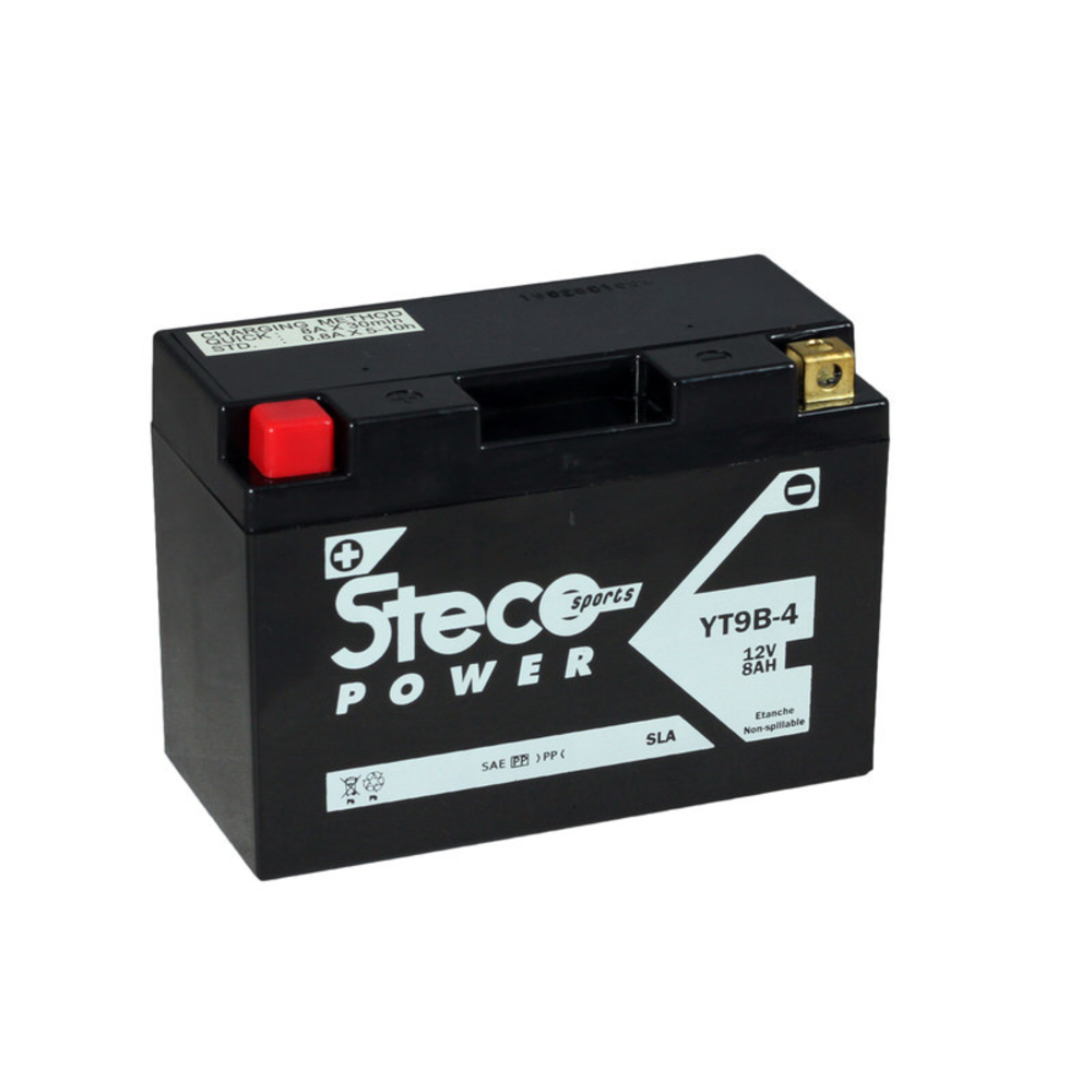 Batterie 12v (10h) 8ah 115a 150x70x105 gamme batterie sla stecopower - yt9b-4