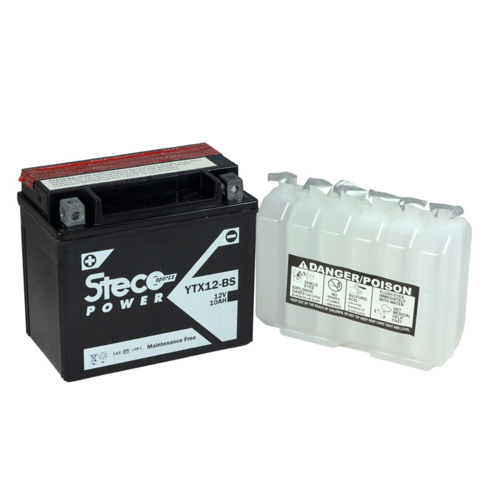 Batterie 12v (10h) 10ah 180a 150x87x131 stecopower - ytx12-bs