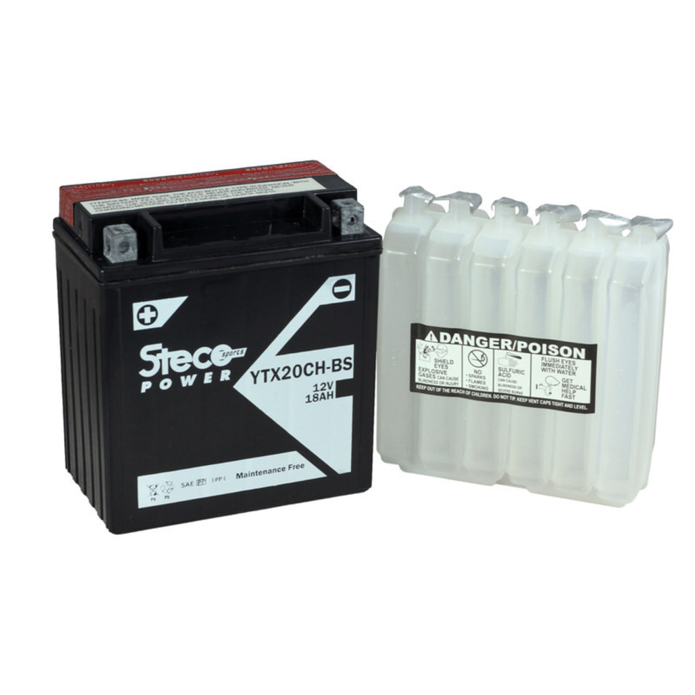 Batterie 12v (10h) 18ah 270a 150x87x161 stecopower - ytx20ch-bs