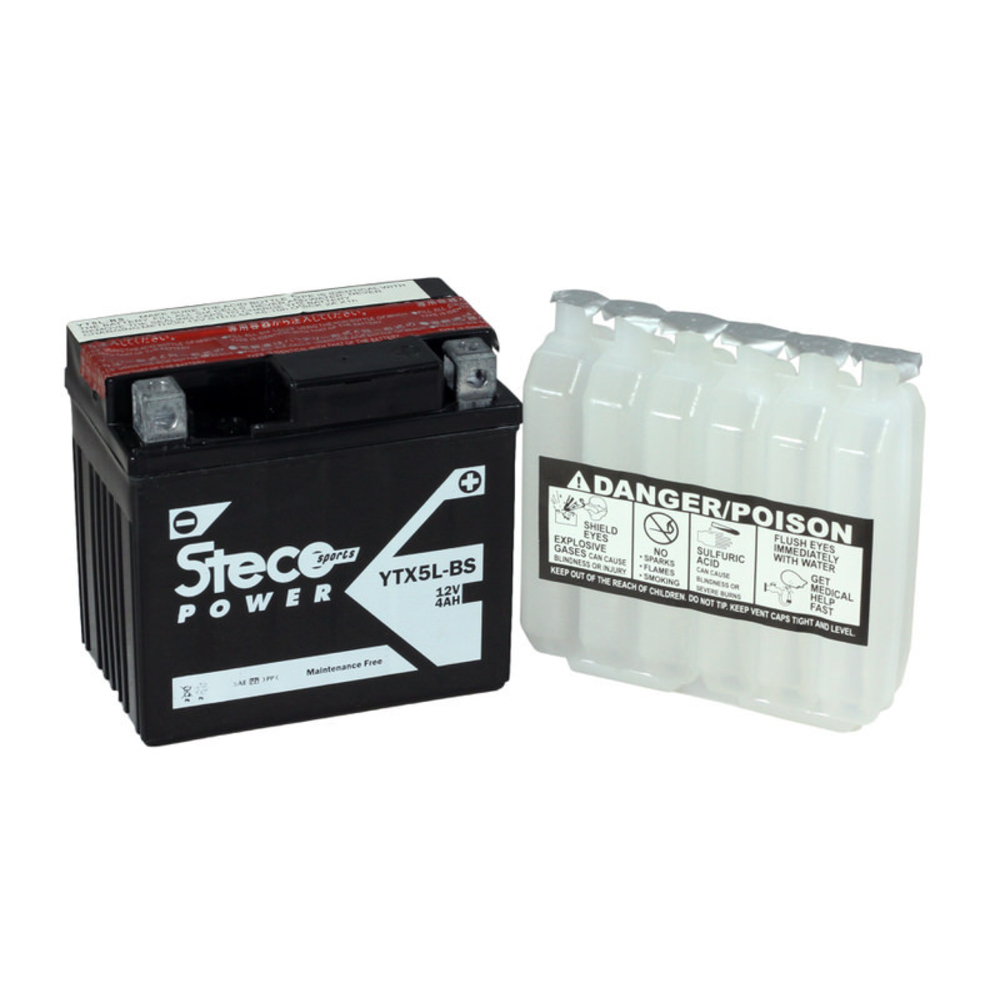 Batterie 12v (10h) 4ah 70a 112x70x104 stecopower - ytx5l-bs