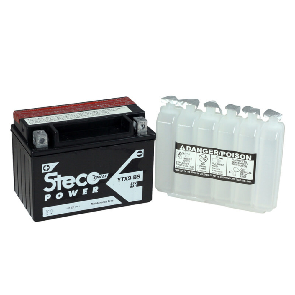 Batterie 12v (10h) 8ah 120a 150x87x106 stecopower - ytx9-bs