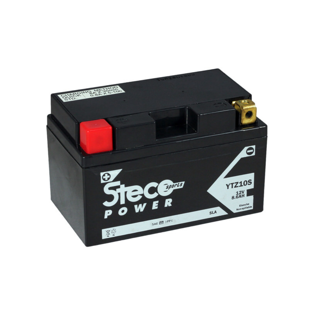 Batterie 12v (10h) 8,6ah 190a 150x87x93 gamme batterie sla stecopower - ytz10s