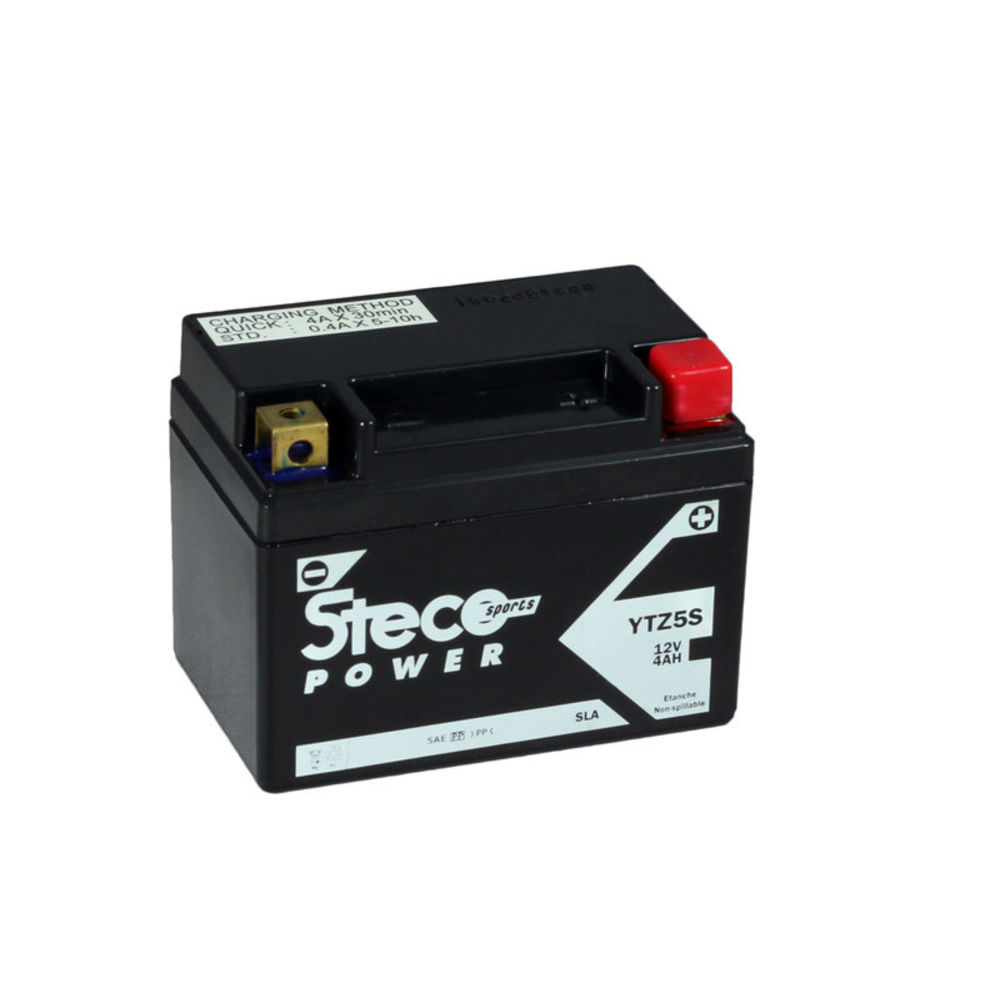Batterie 12v (10h) 4ah 55a 113x70x85 gamme batterie sla stecopower - ytz5s