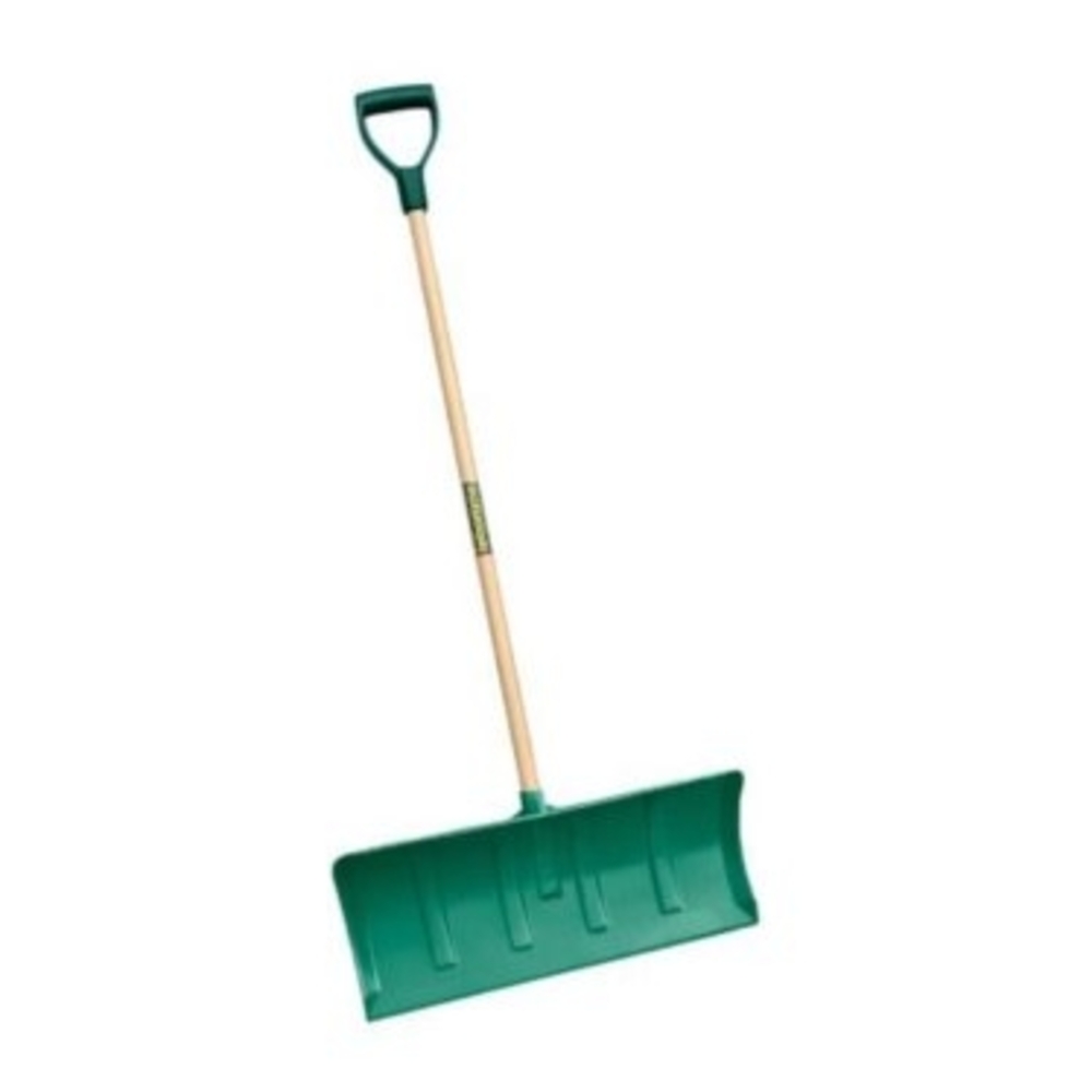 Poussoir polymère vert avec poignée plastique LEBORGNE - 034012