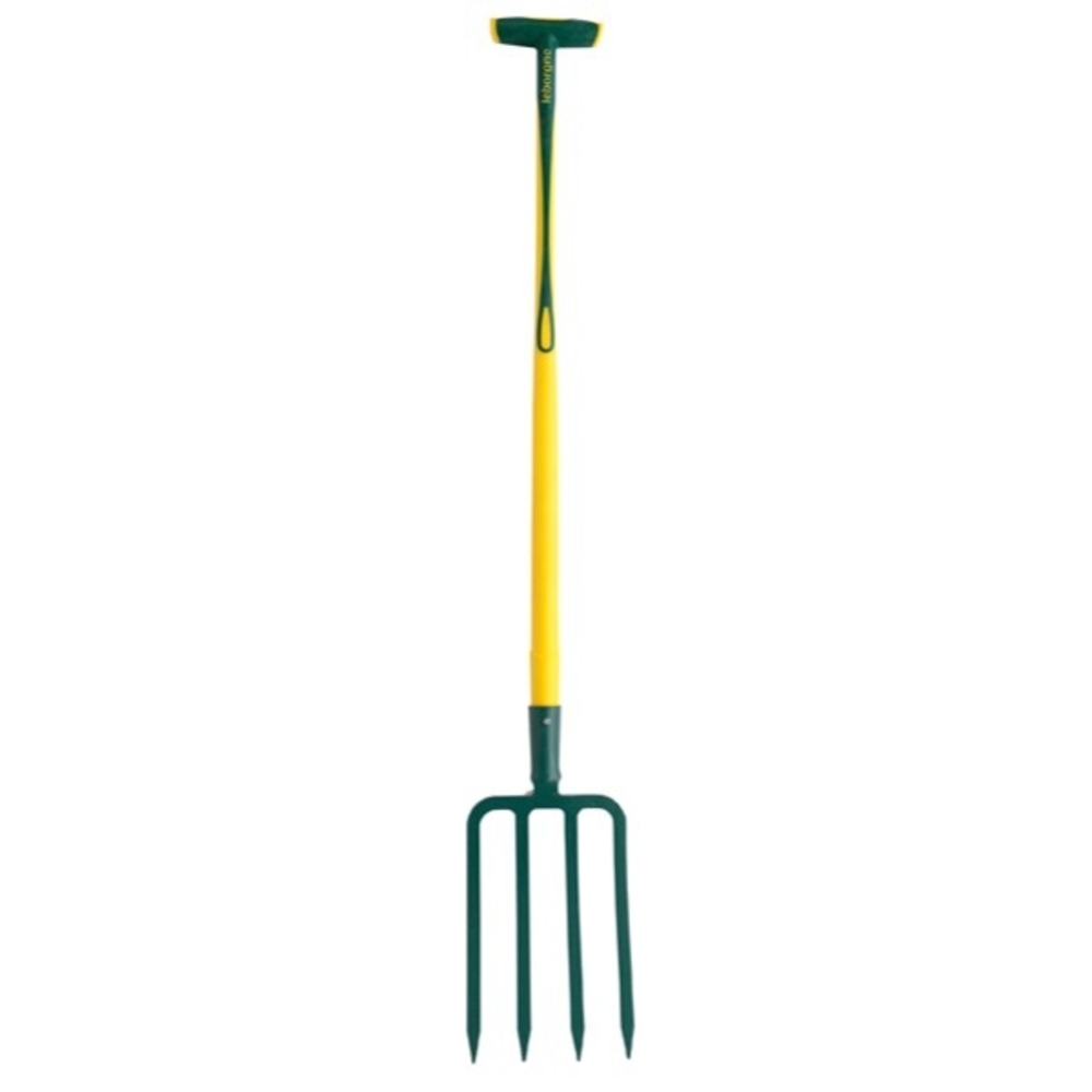 Fourche à bêcher à douille 4 dents manche béquille LEBORGNE - 422307