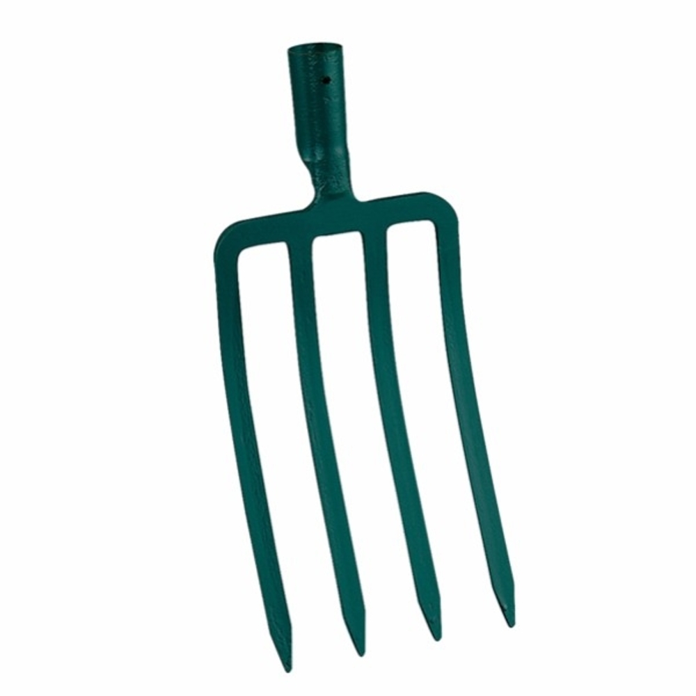 Fourche à bêcher à douille 4 dents triangulaires manche béquille en bois LEBORGNE - 432299