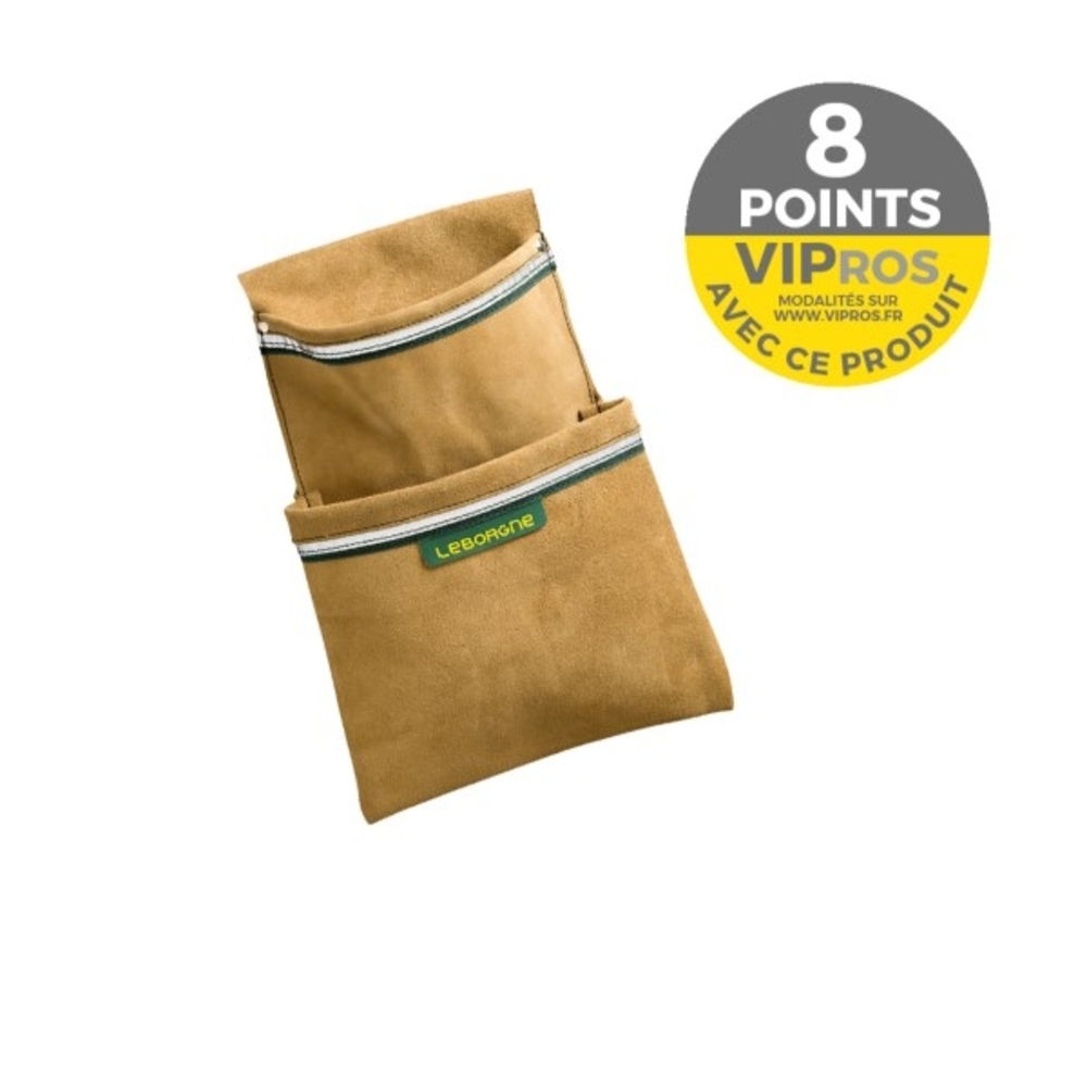 Maxipoche double de charpentier + bande réfléchissante Batipro bp060b LEBORGNE - 492060