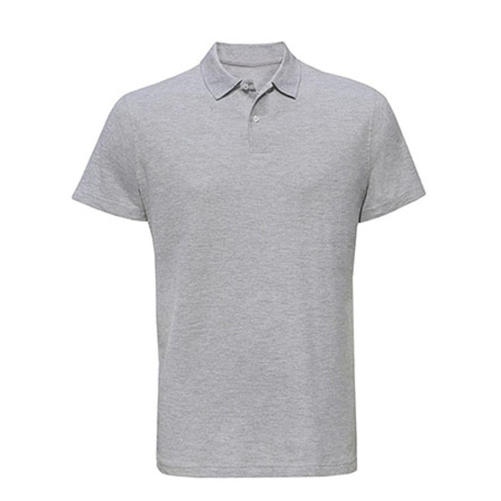 POLO A MANCHES COURTES BIO GRIS CHINE ARTISAN BTP CEPOVETT - 15-T942-168