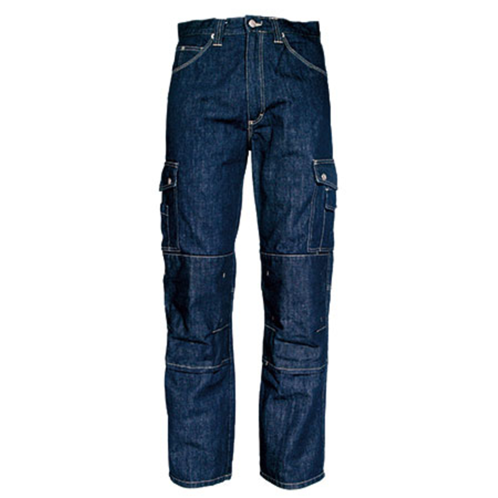 JEAN’S MULTIPOCHES GENOUILLÈRES CRAFT WORKER BLEU JEAN ARTISAN BTP CEPOVETT - 20-9049-9905-50