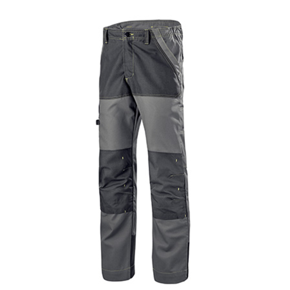 PANTALON RENFORCE CRAFT WORKER GRIS CHARCOAL / NOIR ARTISAN BTP CEPOVETT - 20-9050-9883-657