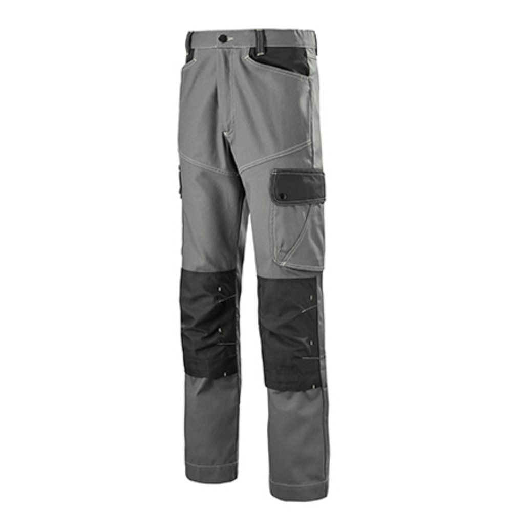 PANTALON CRAFT WORKER GRIS CONVOY / NOIR ARTISAN BTP CEPOVETT - 20-9062-9883-325