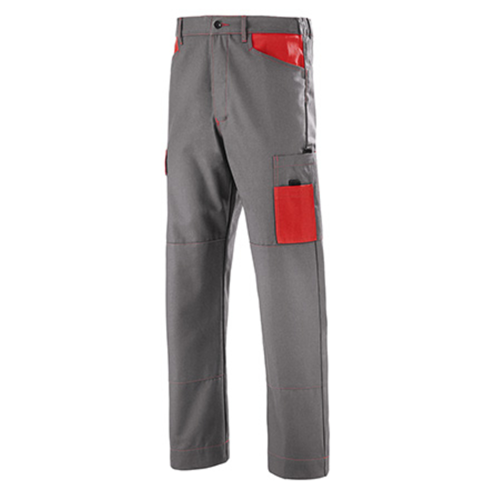 PANTALON FACITY GRIS CONVOY / ROUGE EMPIRE INDUSTRIE CEPOVETT - 20-9079-9035-324