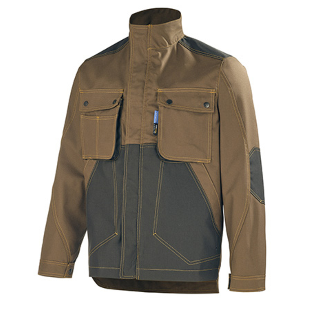 BLOUSON CRAFT WORKER MARRON / NOIR ARTISAN BTP CEPOVETT - 20-9250-9883-872