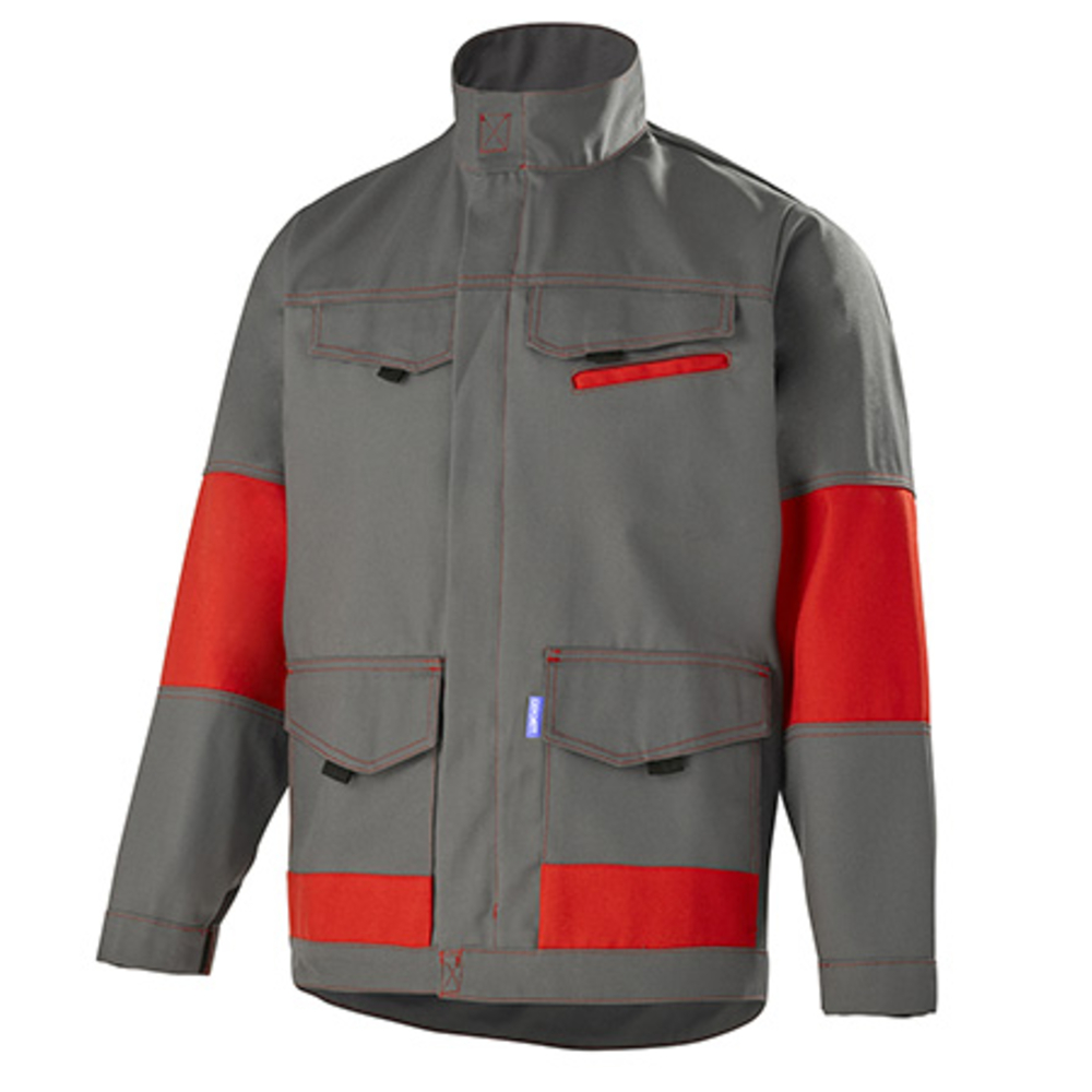 BLOUSON FACITY GRIS CONVOY / ROUGE EMPIRE INDUSTRIE CEPOVETT - 20-9279-9035-324