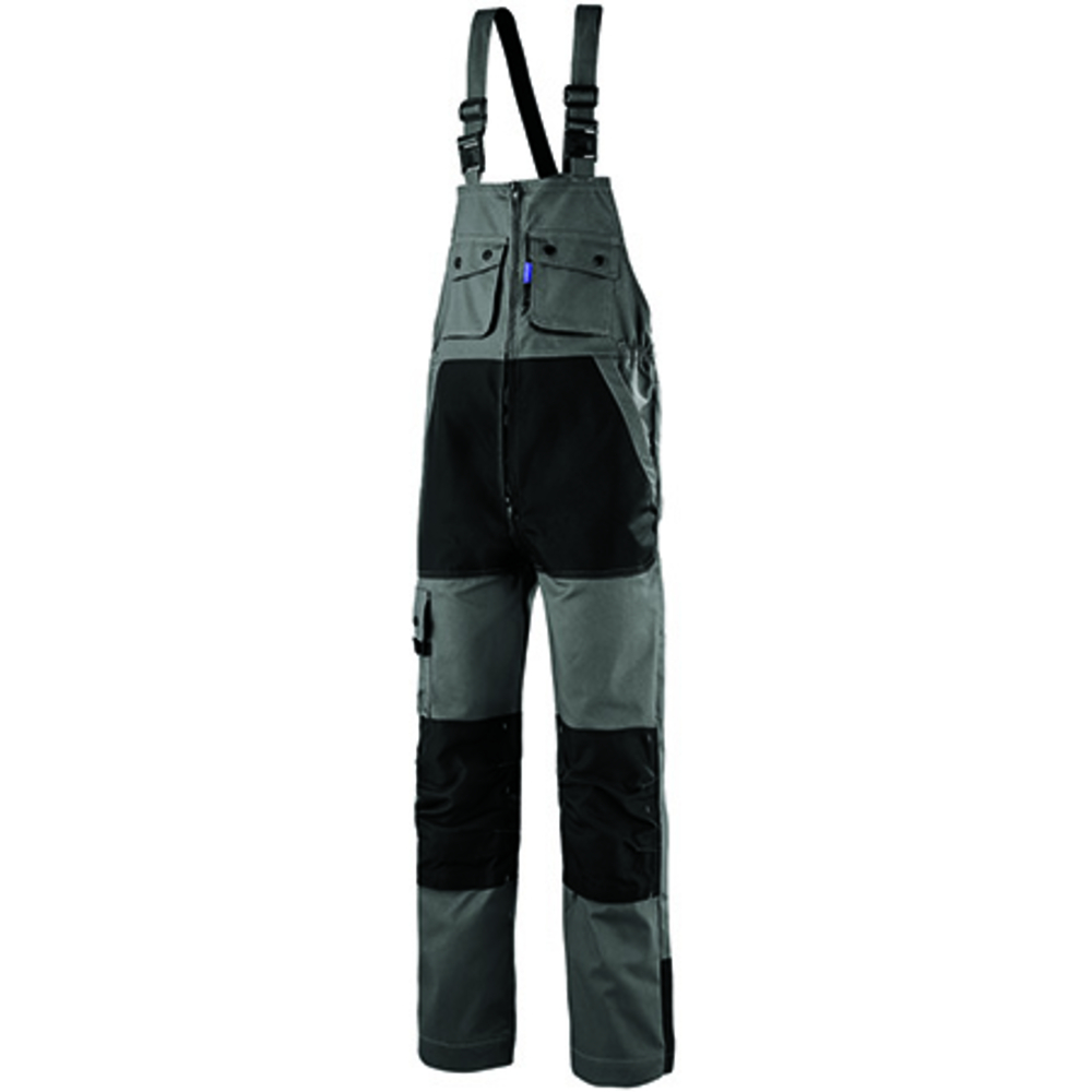 COTTE A BRETELLES CRAFT WORKER GRIS CHARCOAL / NOIR ARTISAN BTP CEPOVETT - 20-9351-9883-657