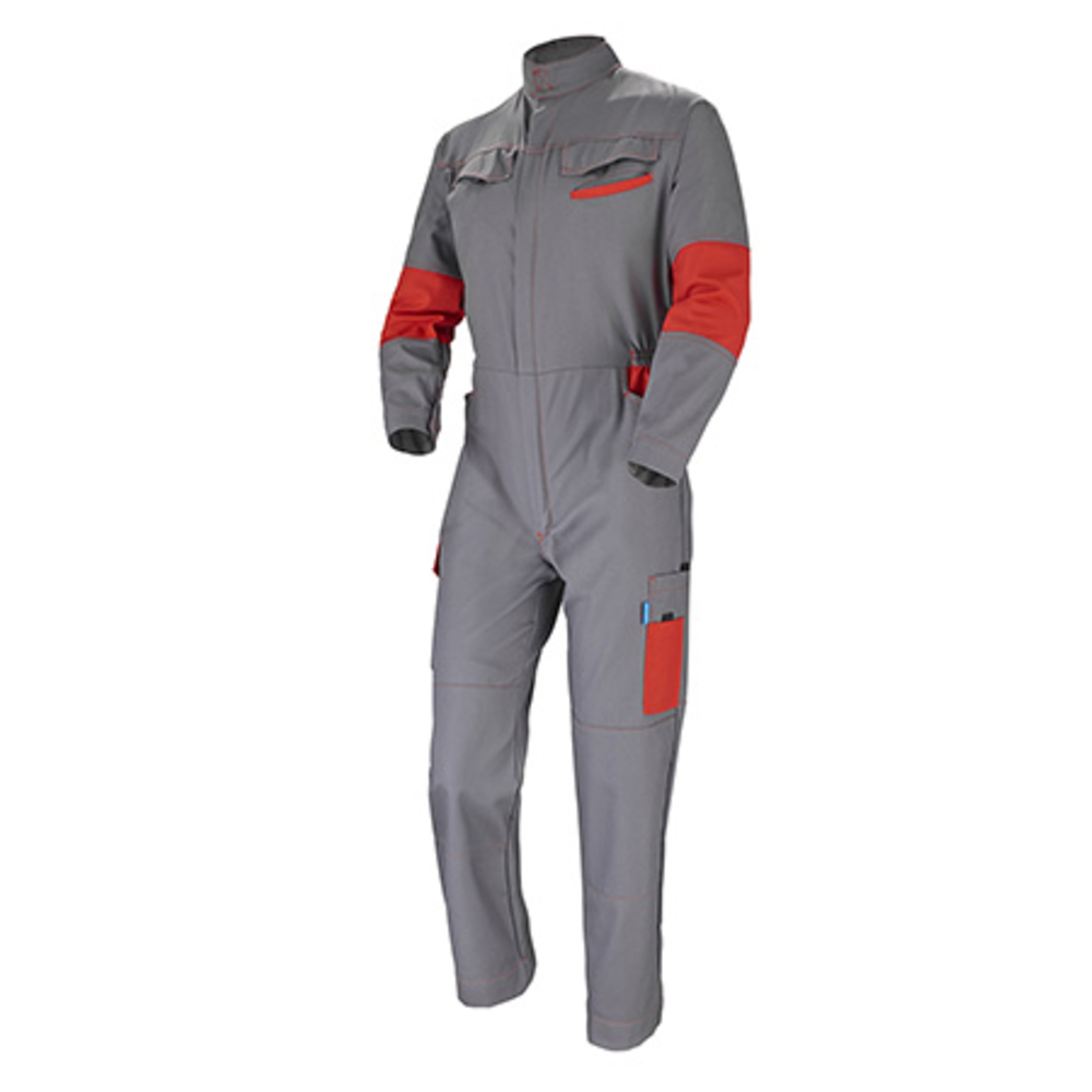 COMBINAISON 1 ZIP FACITY GRIS CONVOY / ROUGE EMPIRE INDUSTRIE CEPOVETT - 20-9479-9035-324