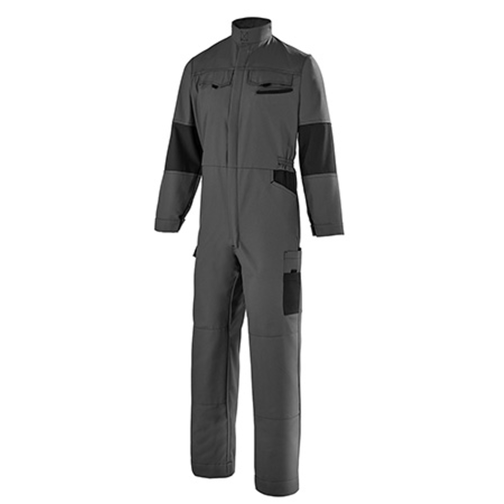 COMBINAISON 1 ZIP FACITY GRIS CHARCOAL / NOIR INDUSTRIE CEPOVETT - 20-9479-9035-657