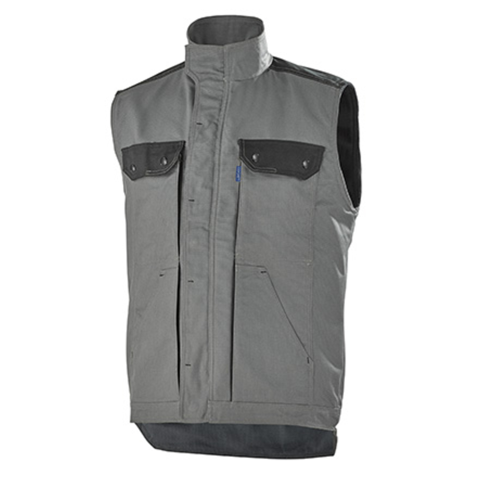 GILET DOUBLE POLAIRE KARGO PRO GRIS CONVOY / NOIR ARTISAN BTP CEPOVETT - 20-9869-8194-325