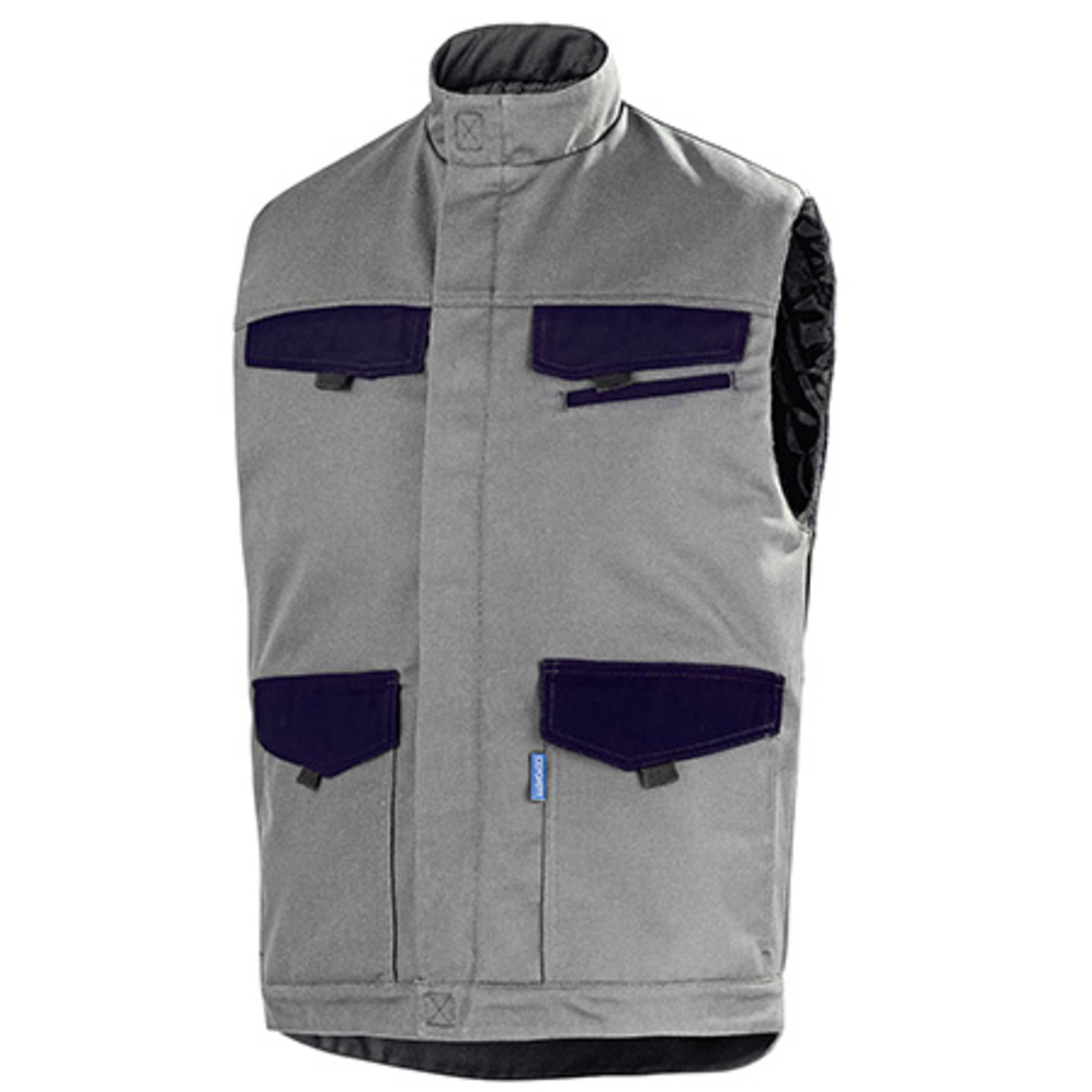 GILET MATELASSE FACITY GRIS CONVOY / NAVY INDUSTRIE CEPOVETT - 20-9879-9066-1957