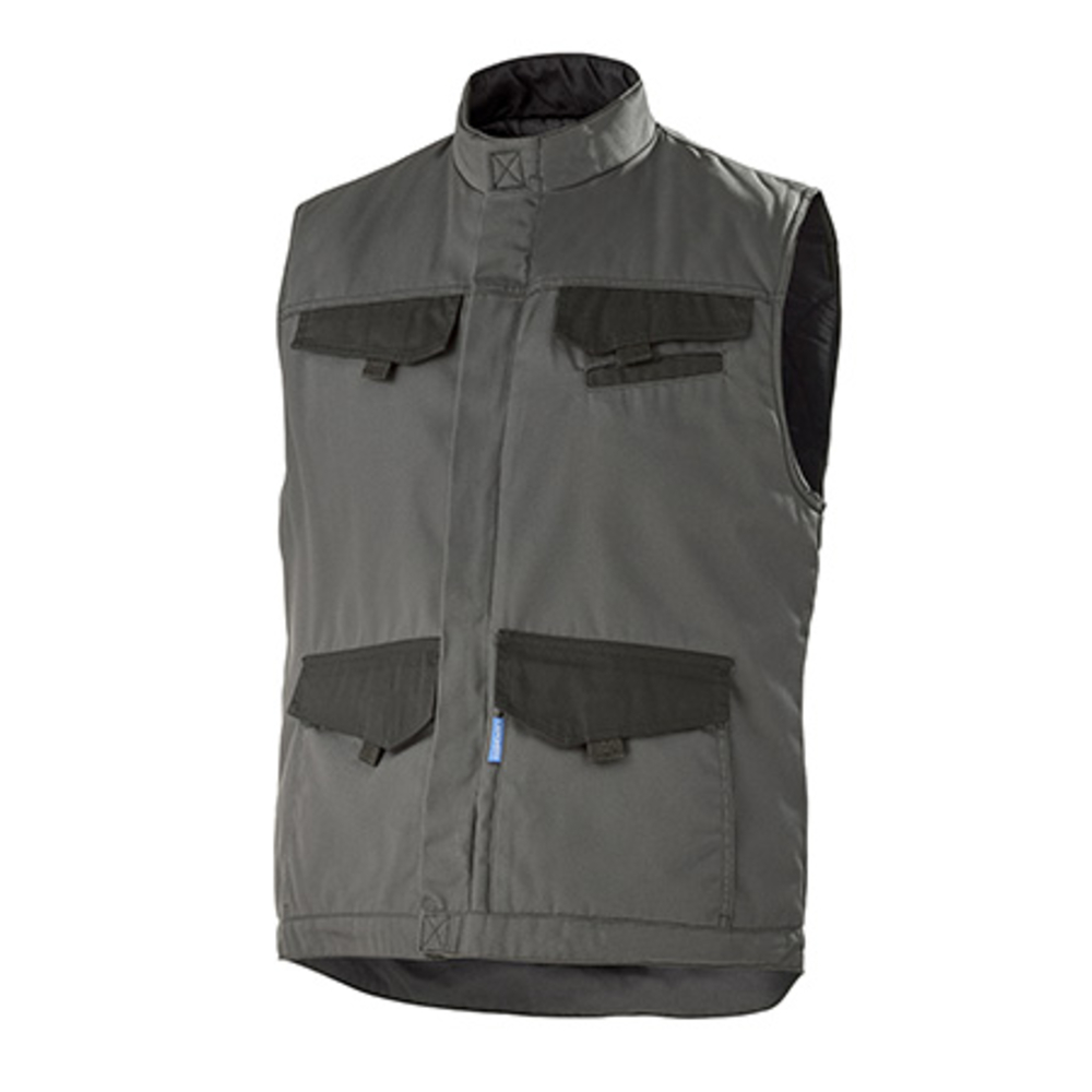 GILET MATELASSE FACITY GRIS CHARCOAL / NOIR INDUSTRIE CEPOVETT - 20-9879-9066-657