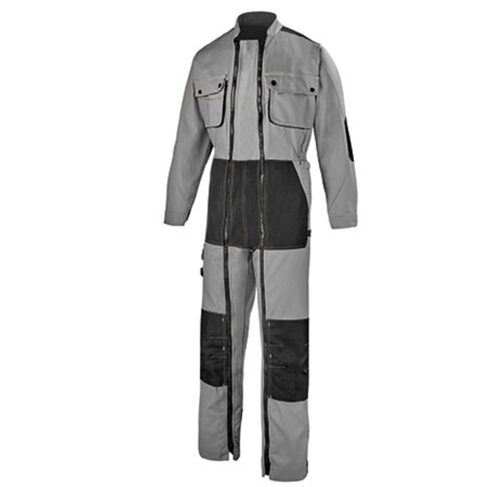 Combinaison 2 ZIP CRAFT WORKER GRIS CONVOY / NOIR ARTISAN BTP CEPOVETT - 20-9J51-9883-325