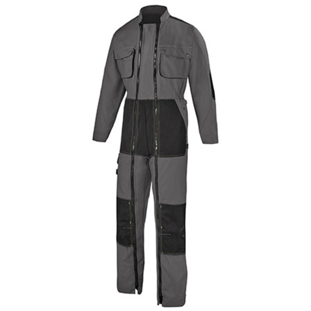 Combinaison 2 ZIP CRAFT WORKER GRIS CHARCOAL / NOIR ARTISAN BTP CEPOVETT - 20-9J51-9883-657