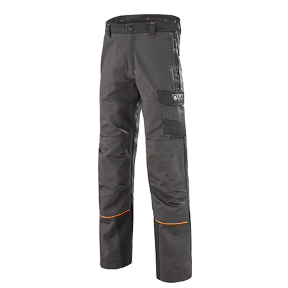 PANTALON KONEKT CLASSE 2 GRIS CHARCOAL / NOIR CHALEUR ET FLAMMES CEPOVETT - 22-9023-8596-657