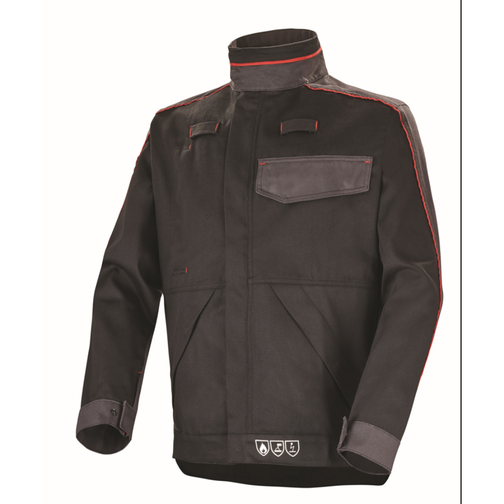 BLOUSON KONEKT CLASSE 1 NOIR / GRIS CHARCOAL CHALEUR ET FLAMMES CEPOVETT - 22-9223-8597-2215