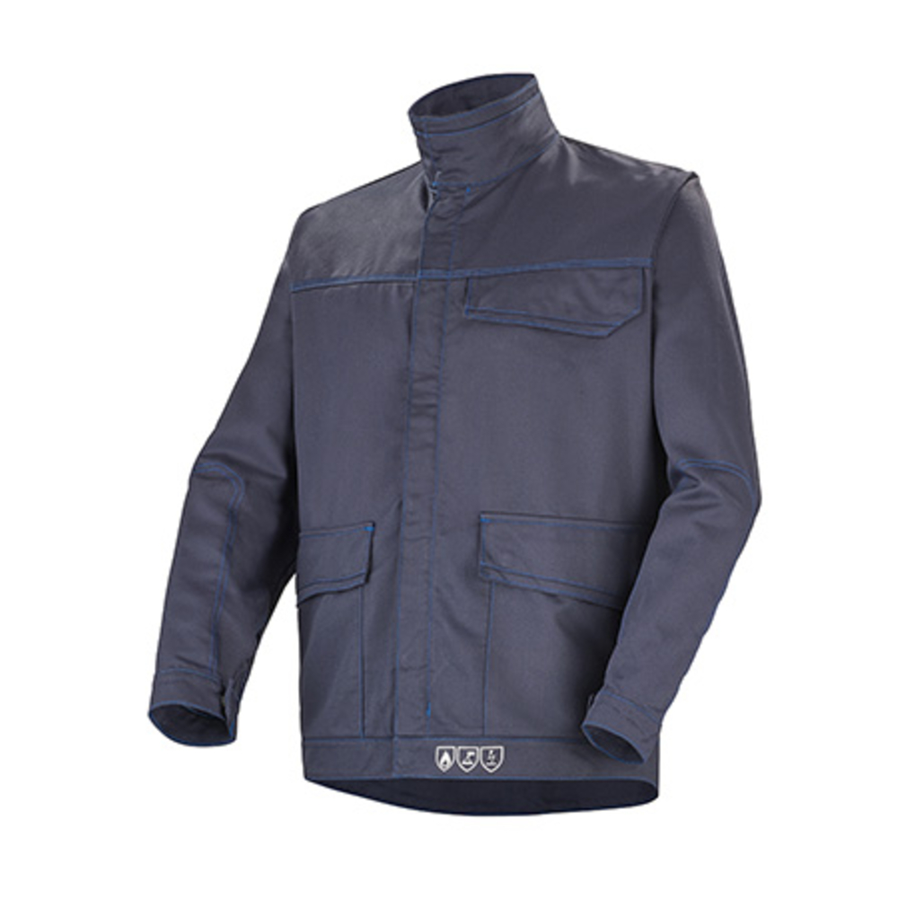 BLOUSON ALU PROTECT DARK BLUE CHALEUR ET FLAMMES CEPOVETT - 22-9255-8624-456