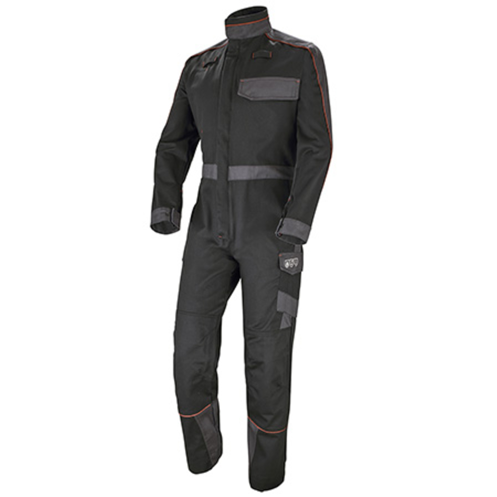 COMBINAISON KONEKT CLASSE 1 NOIR / GRIS CHARCOAL CHALEUR ET FLAMMES CEPOVETT - 22-9423-8597-2215