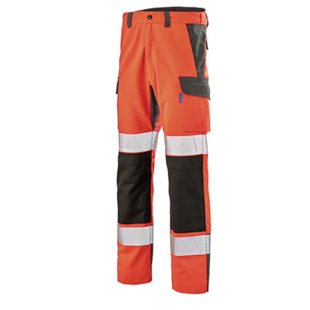 PANTALON FLUO ADVANCED ROUGE FLUO / GRIS CHARCOAL CEPOVETT - 22-9B30-8795-ET76-2235