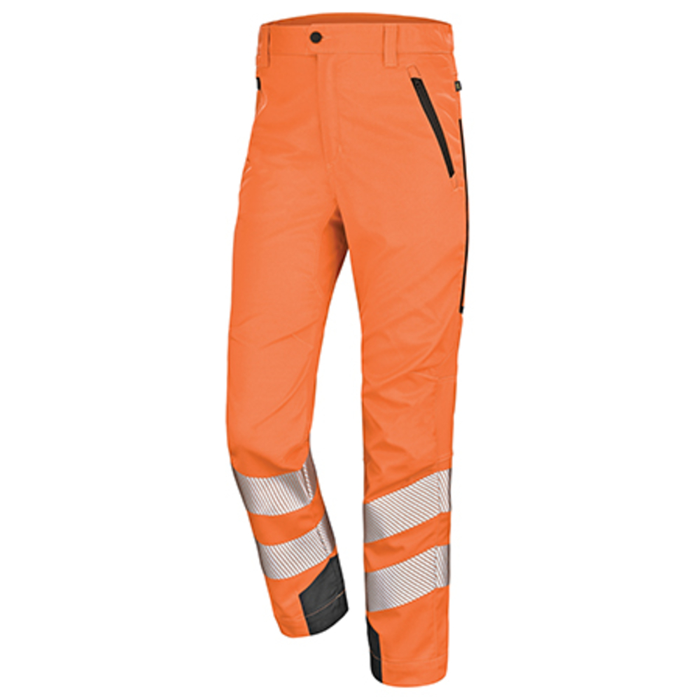 PANTALON STRETCH ETE FLUO SAFE ORANGE FLUO / GRIS CHARCOAL CEPOVETT - 22-9B40-9954-2227