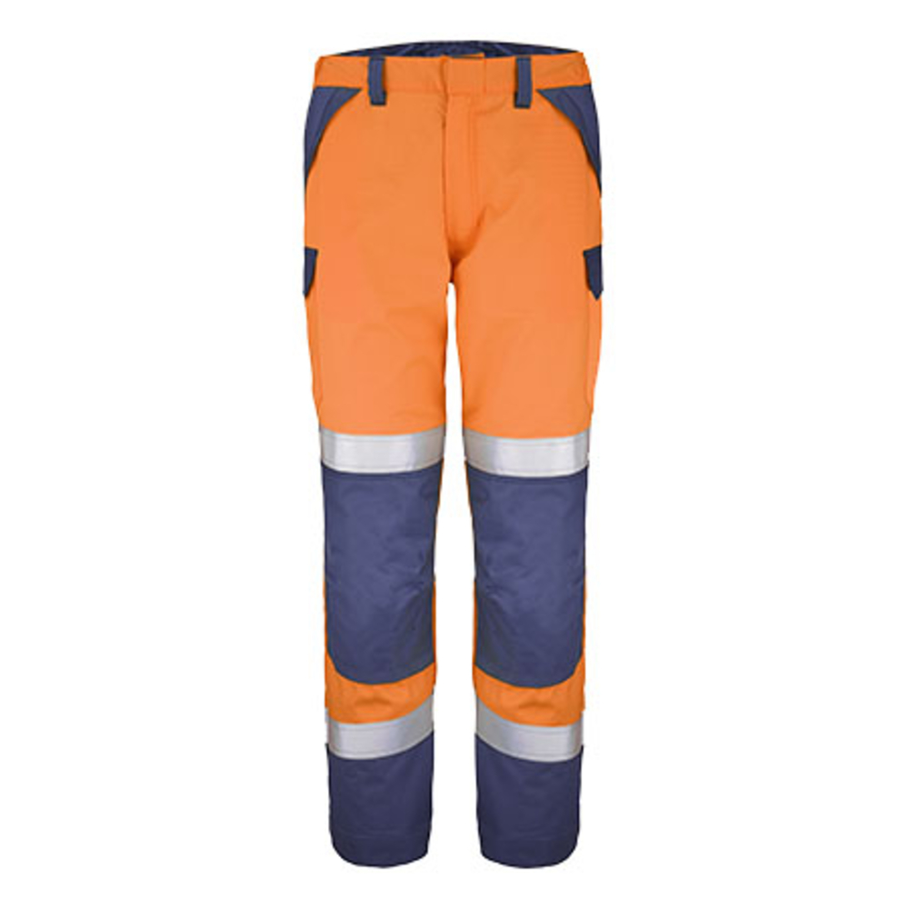PANTALON ATEX HV 300 XP ESCORIAL ORANGE FLUO / MARINE MULTIRISQUES CEPOVETT - 22-9B72-8505-404