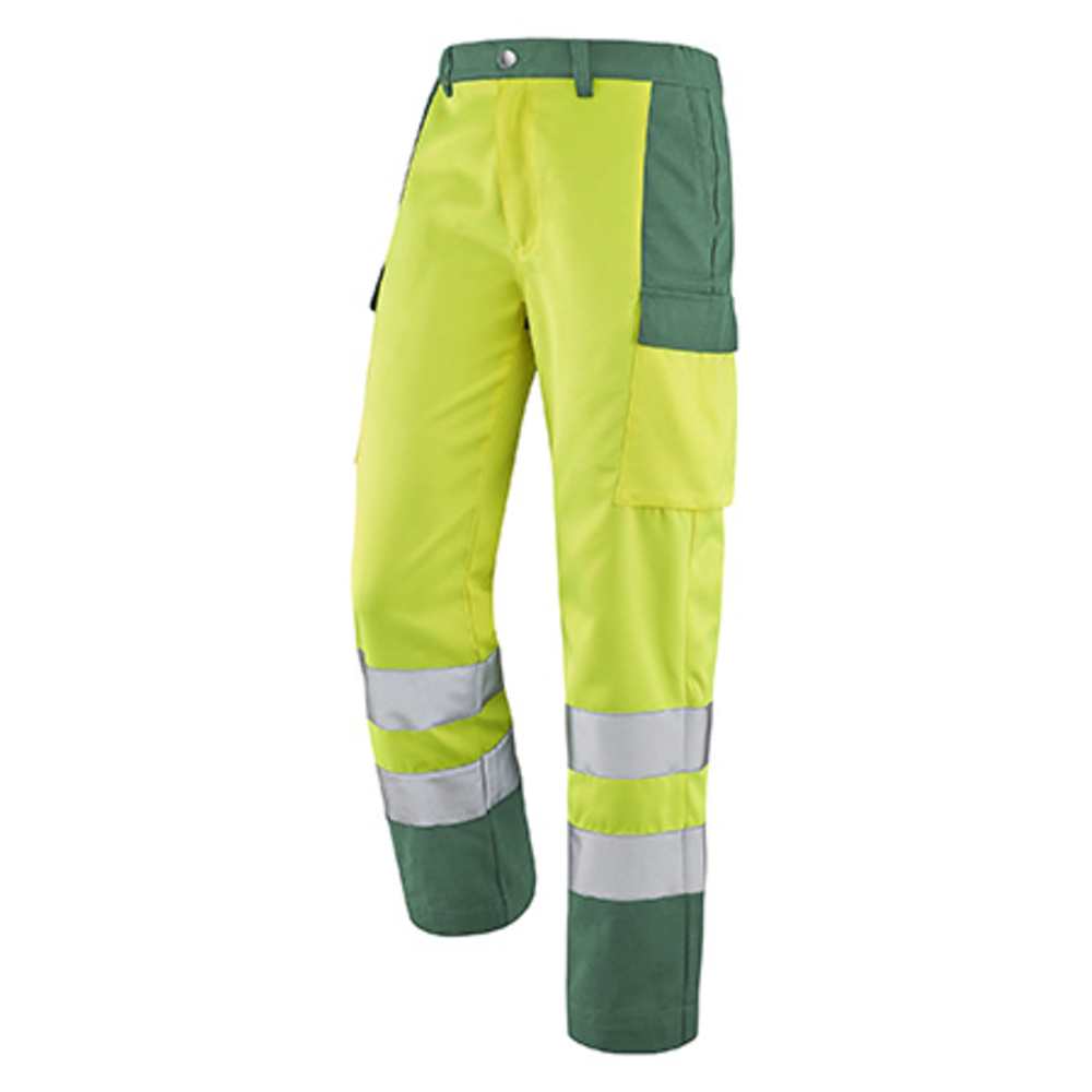 PANTALON FLUO BASE XP JAUNE FLUO / VERT AMAZONIE HAUTE VISIBILITE CEPOVETT - 22-9B81-3047-720