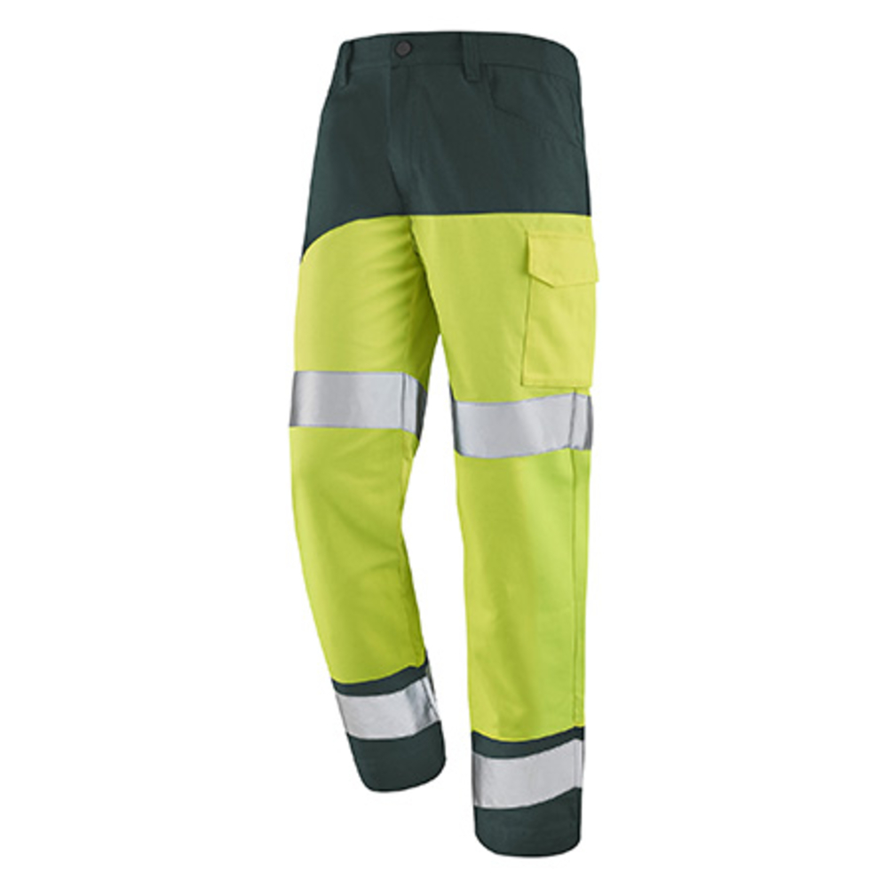 PANTALON FLUO SAFE XP JAUNE FLUO / VERT US HAUTE VISIBILITE CEPOVETT - 22-9B86-9570-703