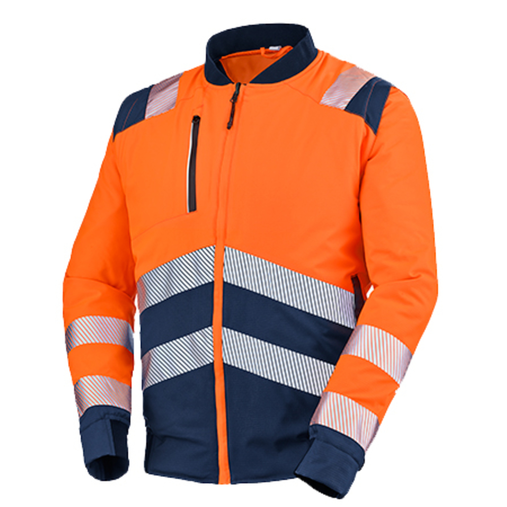 BLOUSON TEDDY ALPILLES ORANGE FLUO / NAVY CEPOVETT - 22-9D02-3041-1801