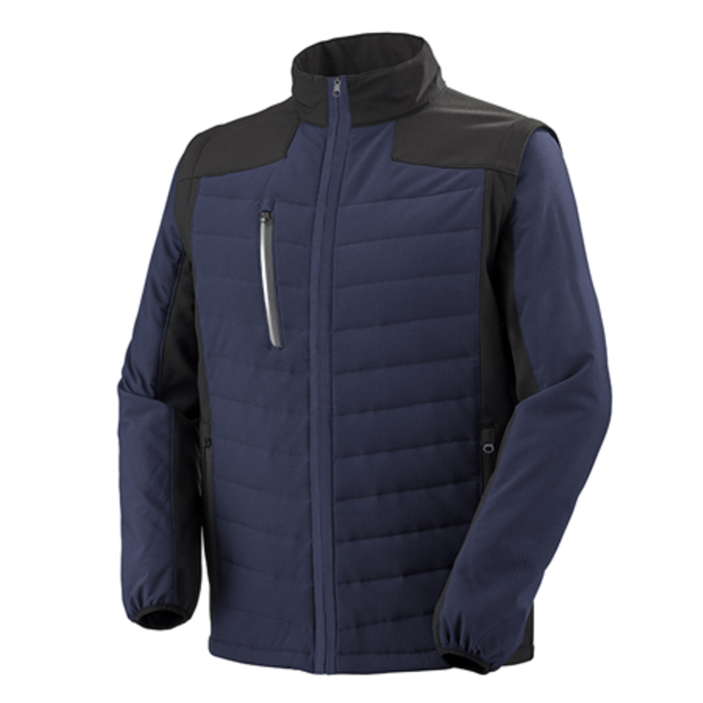 VESTE HYBRIDE CARPATES NAVY / NOIR INTEMPERIES CEPOVETT - 22-9D12-3041-1358