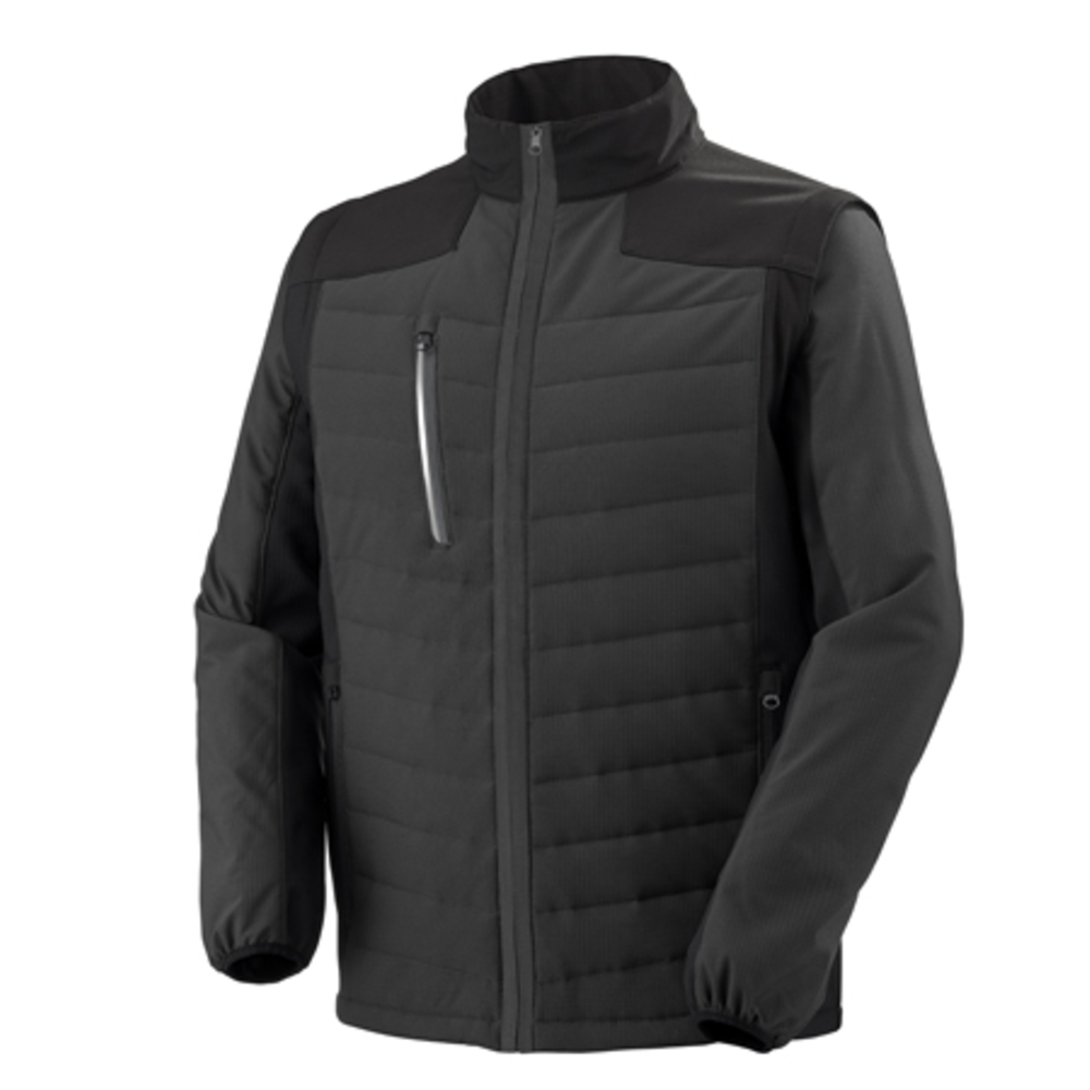 VESTE HYBRIDE CARPATES GRIS CHARCOAL / NOIR CEPOVETT - 22-9D12-3041-657