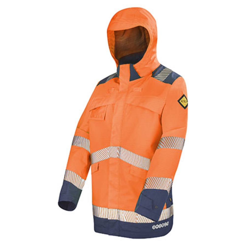PARKA IONE ORANGE FLUO / NAVY CEPOVETT - 22-9D62-3006-1801