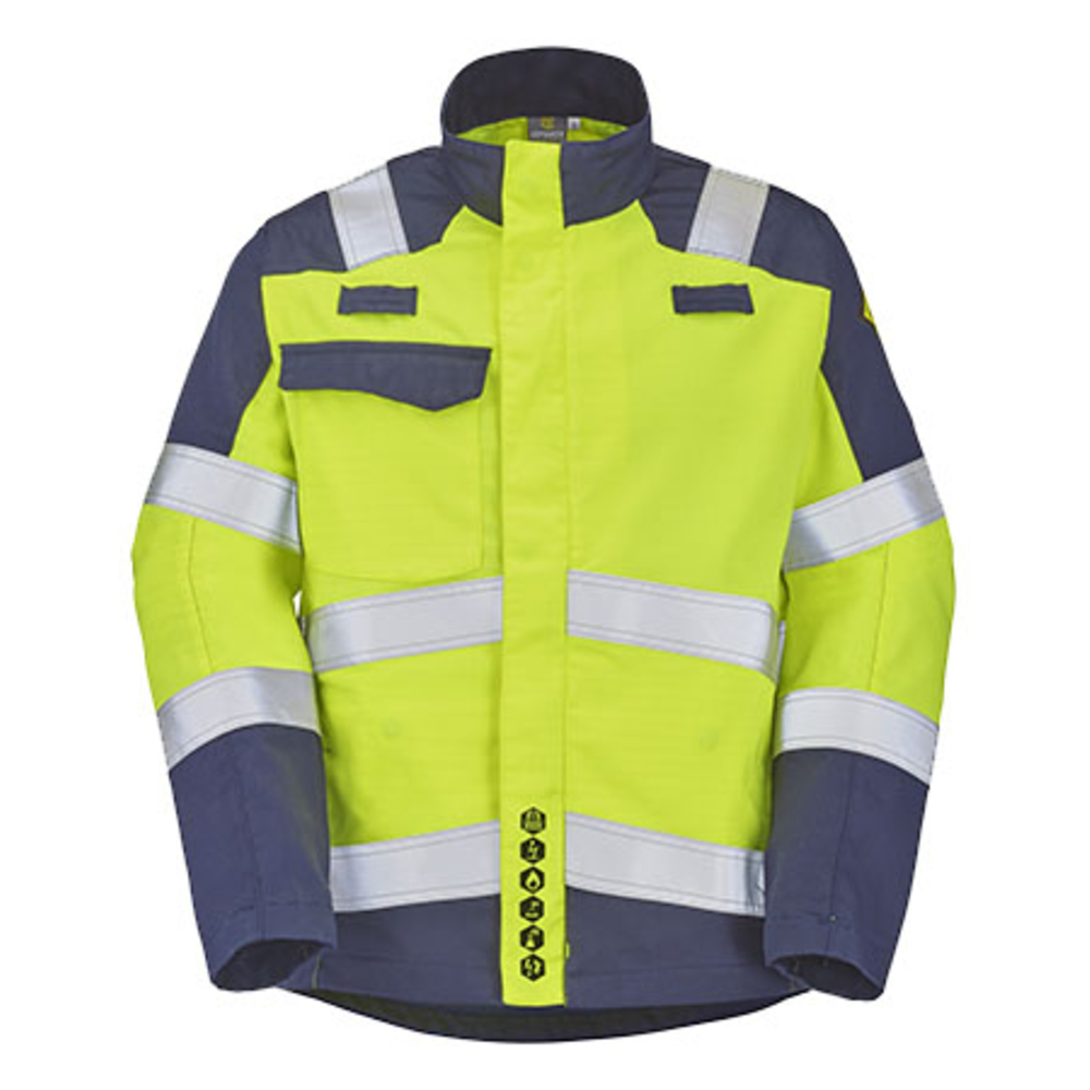 BLOUSON ATEX HV 260 XP BLANCAS JAUNE FLUO / MARINE MULTIRISQUES CEPOVETT - 22-9D72-8496-701
