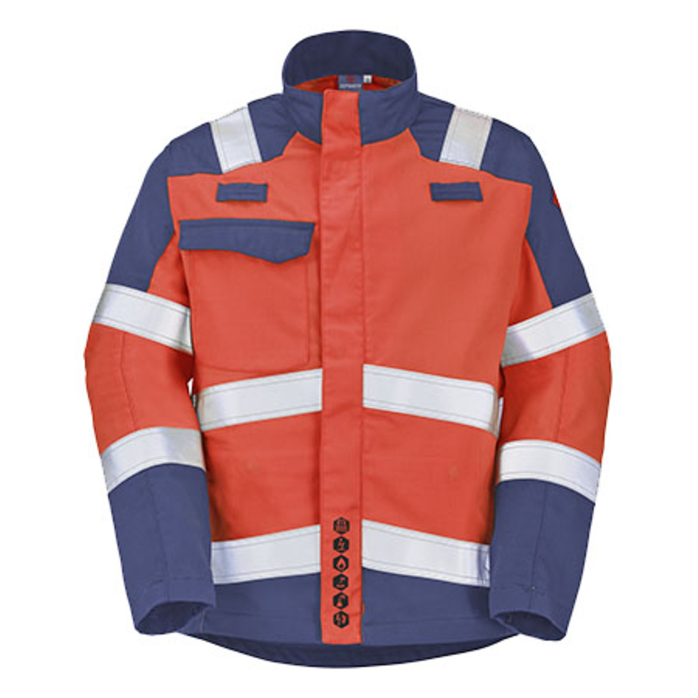 BLOUSON ATEX HV 300 XP ABRA ROUGE FLUO / MARINE MULTIRISQUES CEPOVETT - 22-9D72-8505-2002
