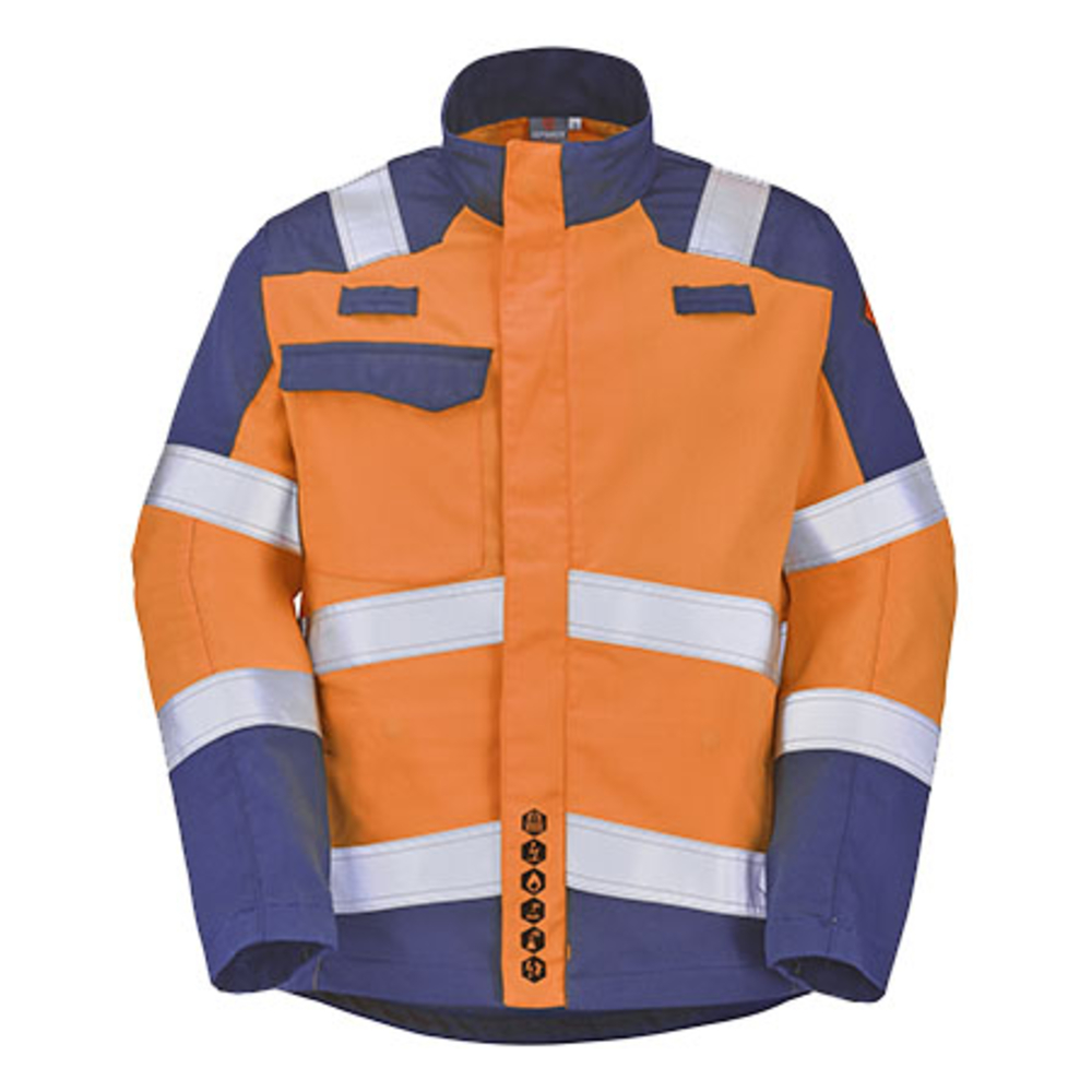 BLOUSON ATEX HV 300 XP ABRA ORANGE FLUO / MARINE MULTIRISQUES CEPOVETT - 22-9D72-8505-404