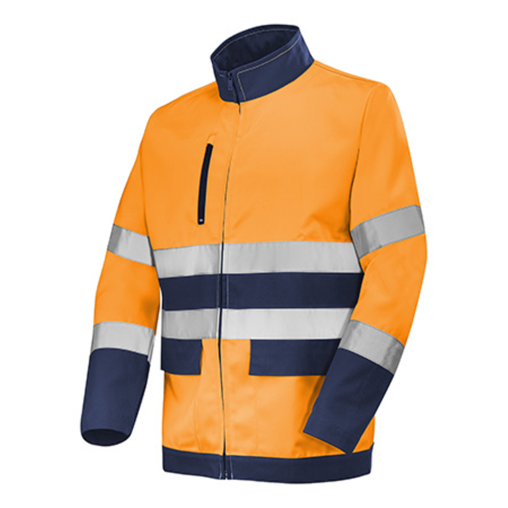 BLOUSON FLUO BASE XP ORANGE FLUO / MARINE HAUTE VISIBILITE CEPOVETT - 22-9D81-3047-404