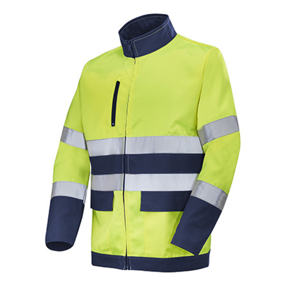 BLOUSON FLUO BASE XP JAUNE FLUO / MARINE HAUTE VISIBILITE CEPOVETT - 22-9D81-3047-701