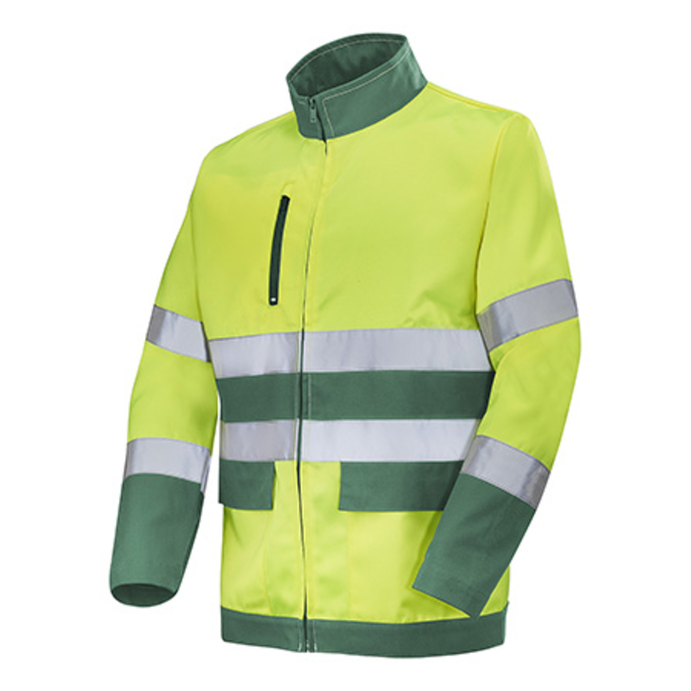 BLOUSON FLUO BASE XP JAUNE FLUO / VERT AMAZONIE HAUTE VISIBILITE CEPOVETT - 22-9D81-3047-720