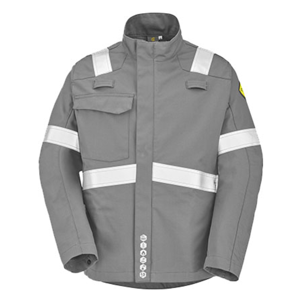 BLOUSON ATEX REFLECT 320 XP OSTRY GRIS ACIER MULTIRISQUES CEPOVETT - 22-9D82-3004-6