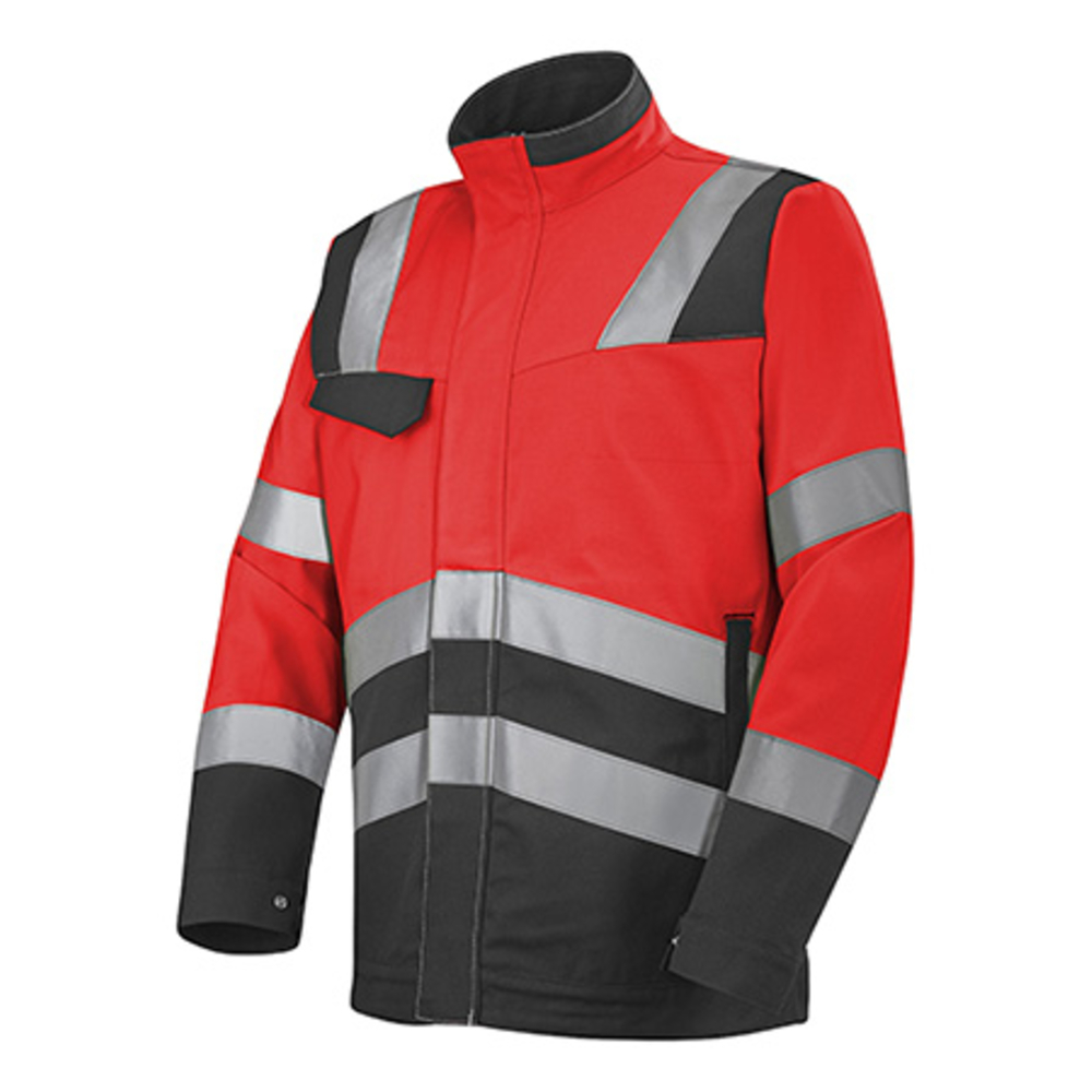 BLOUSON FLUO SAFE XP ROUGE FLUO / GRIS CONVOY HAUTE VISIBILITE CEPOVETT - 22-9D86-9570-1995