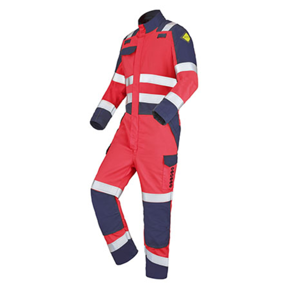 COMBINAISON 1 ZIP ATEX HV 300 XP GALAN ROUGE FLUO / MARINE CEPOVETT - 22-9G72-8505-2002